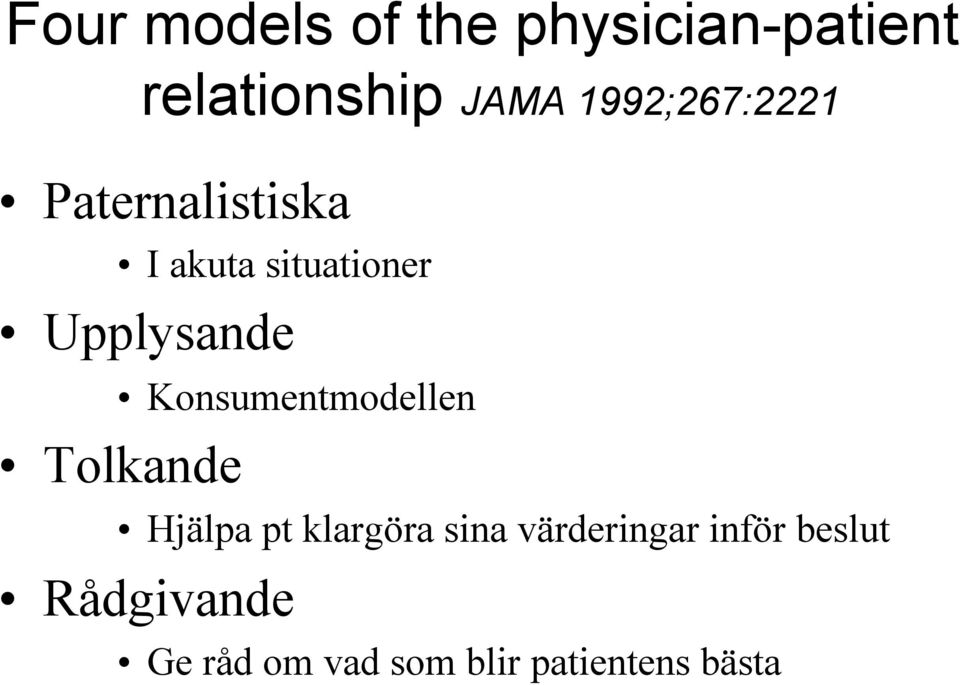 Konsumentmodellen Tolkande Hjälpa pt klargöra sina