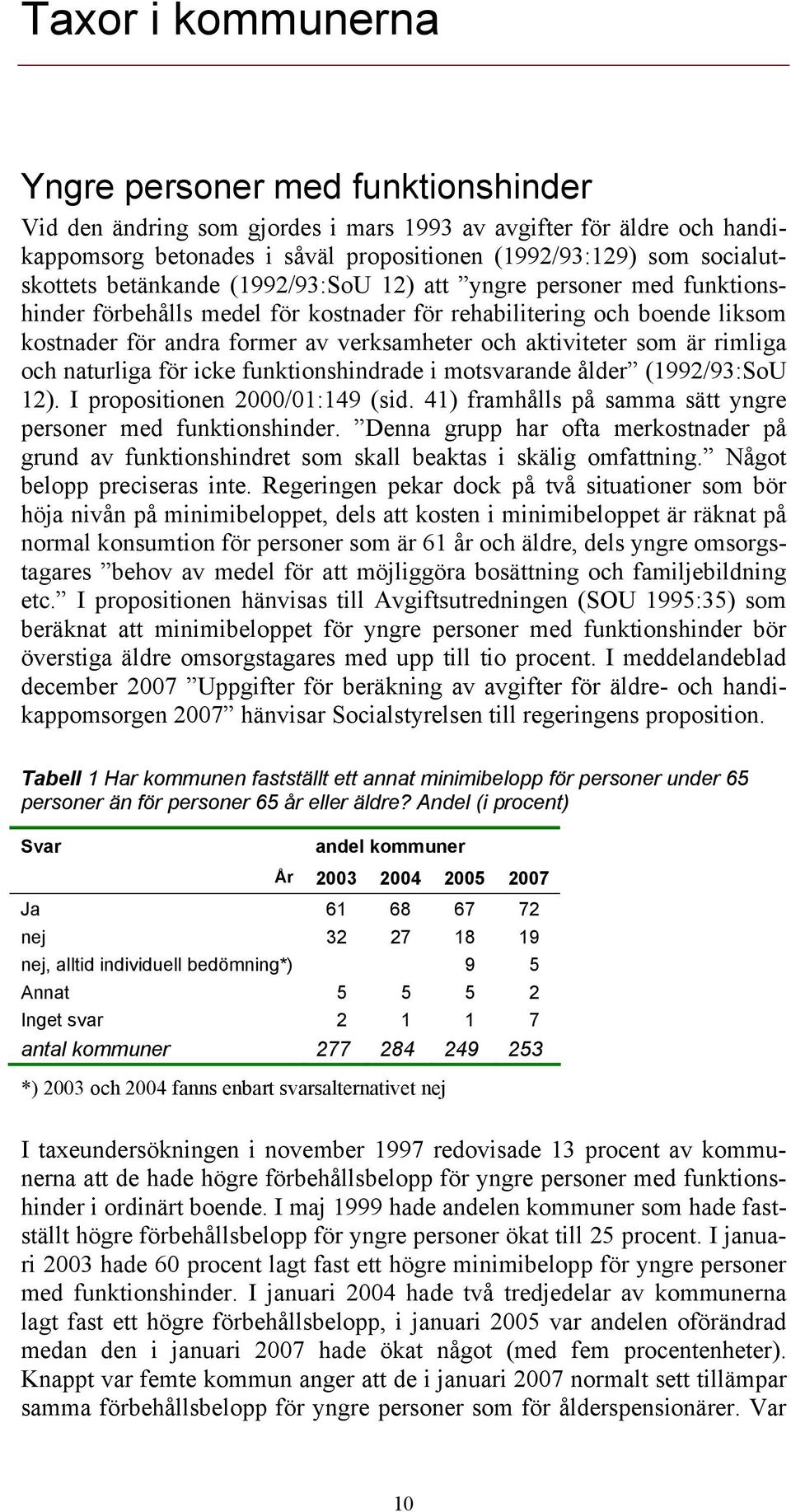 aktiviteter som är rimliga och naturliga för icke funktionshindrade i motsvarande ålder (1992/93:SoU 12). I propositionen 2000/01:149 (sid.