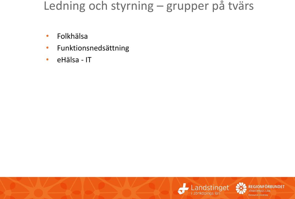 tvärs Folkhälsa