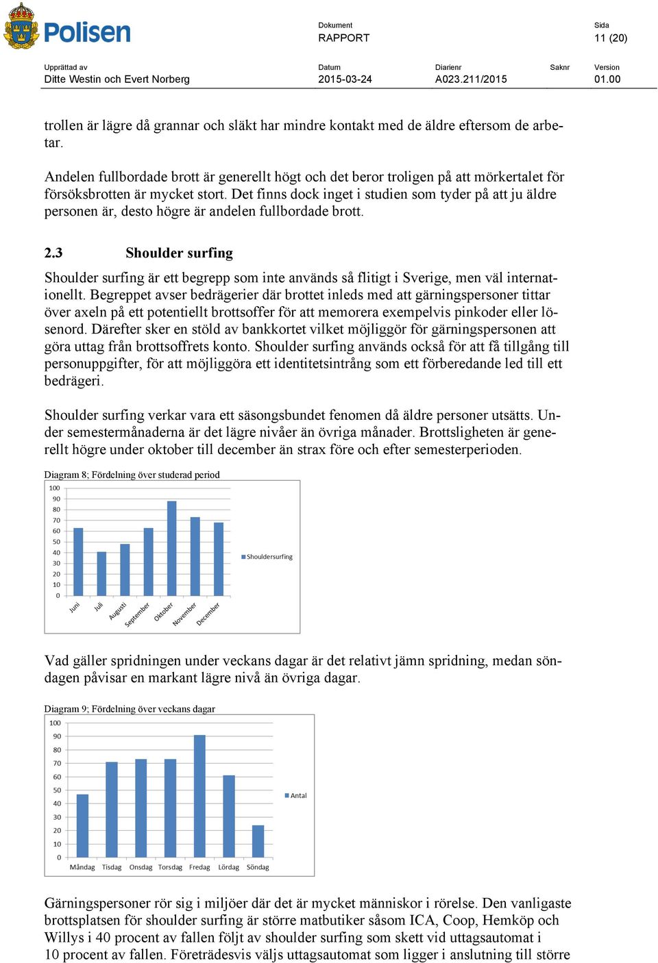 Det finns dock inget i studien som tyder på att ju äldre personen är, desto högre är andelen fullbordade brott. 2.