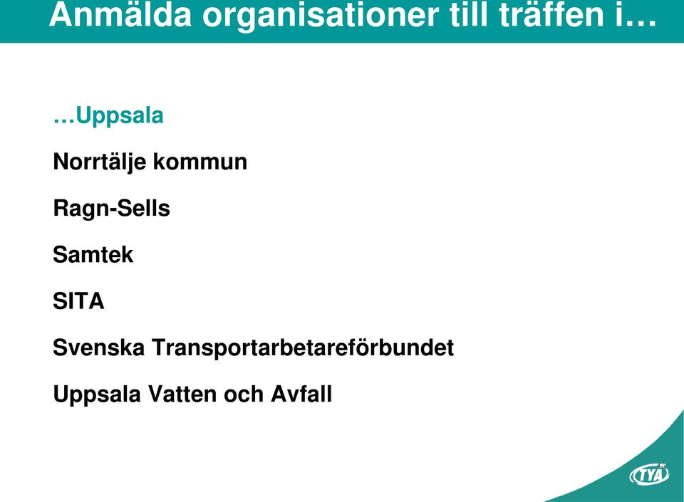 Ragn-Sells Samtek SITA Svenska