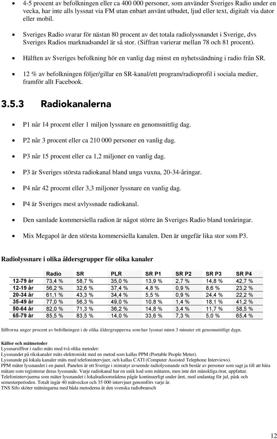 Hälften av Sveriges befolkning hör en vanlig dag minst en nyhetssändning i radio från SR.