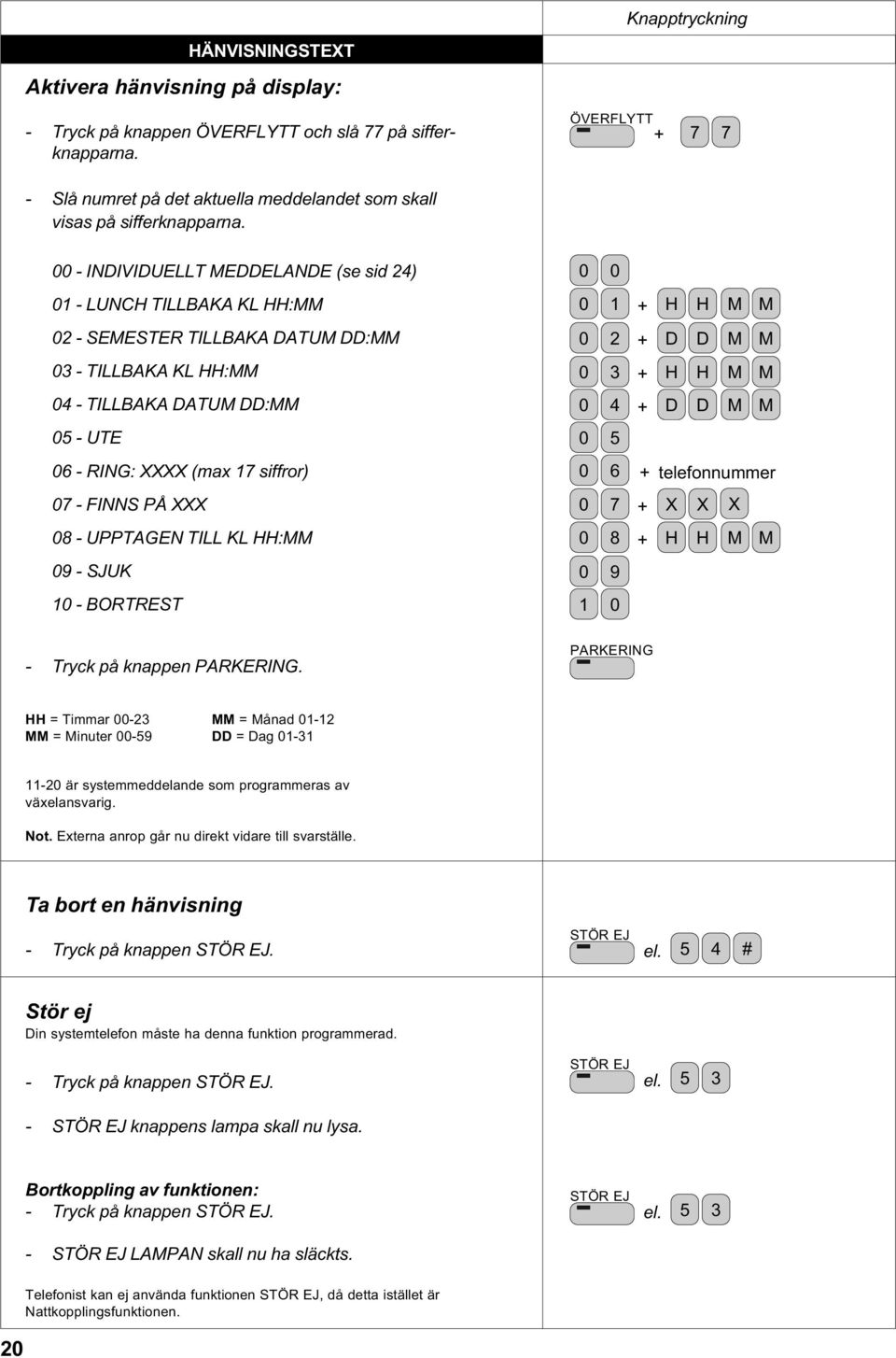 10 - BORTREST - Tryck på knappen.