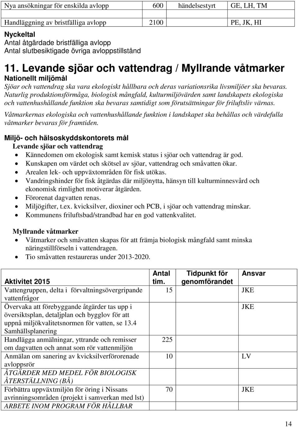 Naturlig produktionsförmåga, biologisk mångfald, kulturmiljövärden samt landskapets ekologiska och vattenhushållande funktion ska bevaras samtidigt som förutsättningar för friluftsliv värnas.