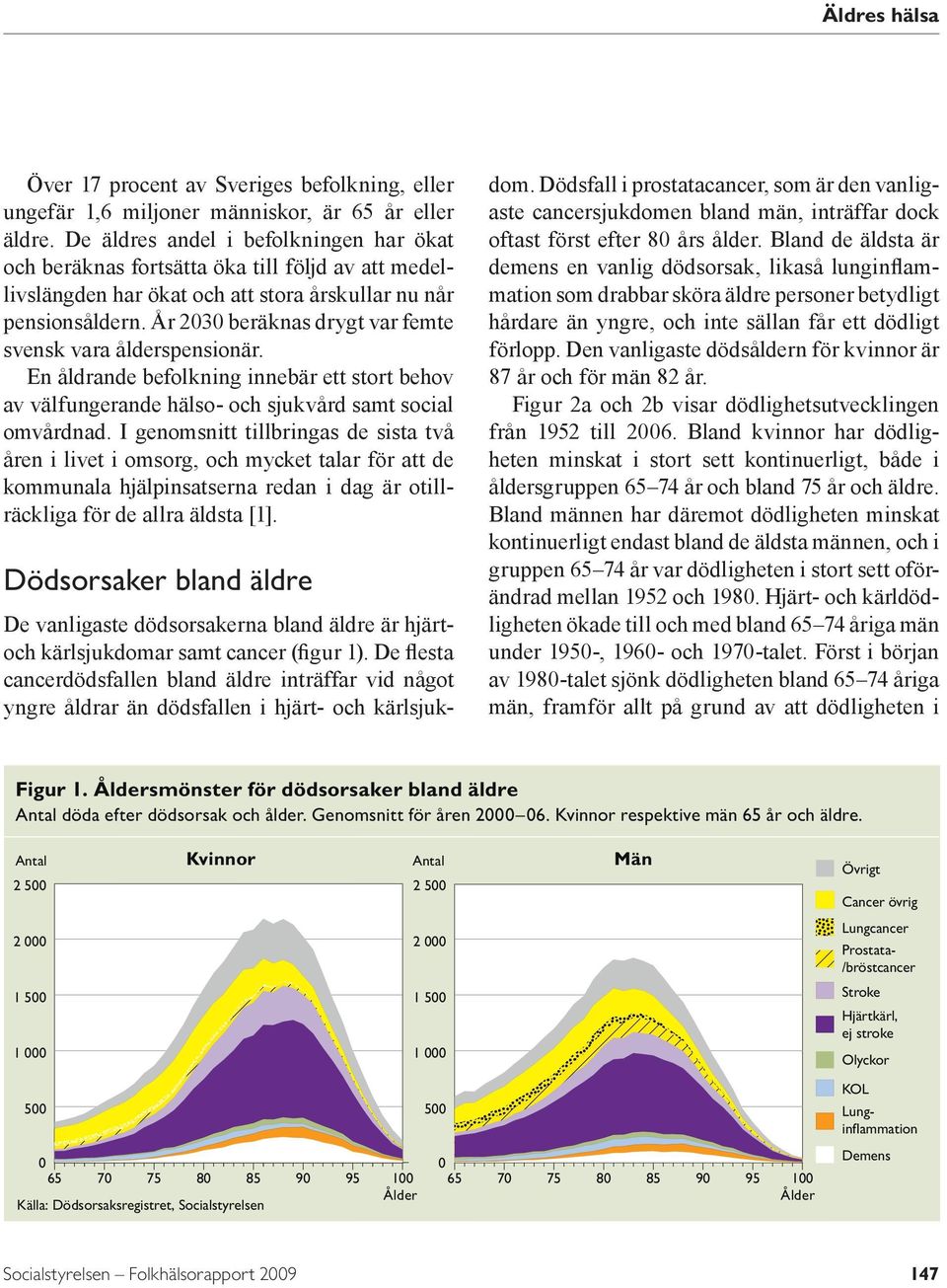 År 23 beräknas drygt var femte svensk vara ålderspensionär. En åldrande befolkning innebär ett stort behov av välfungerande hälso- och sjukvård samt social omvårdnad.