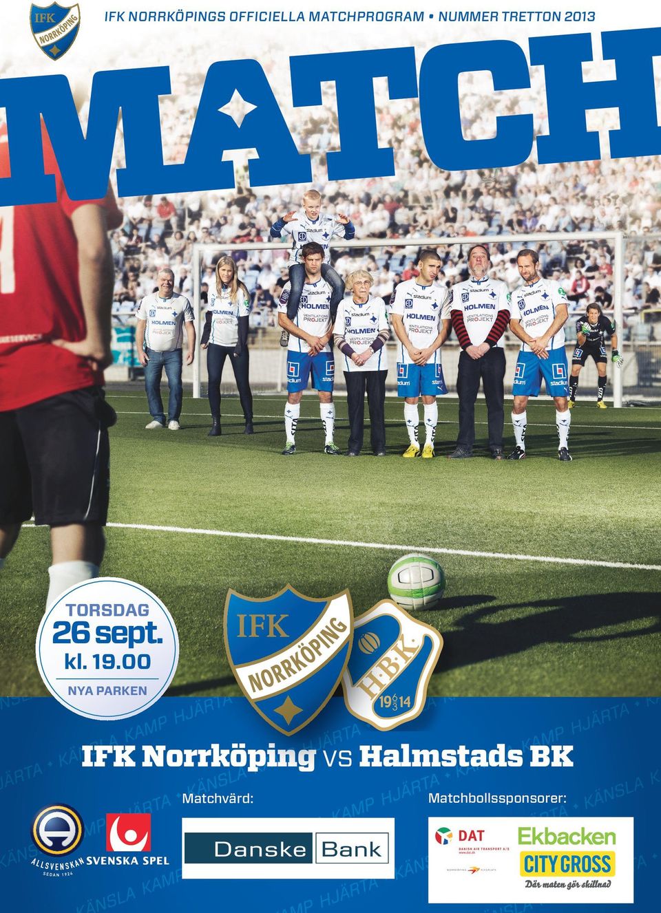 19.00 NYA PARKEN IFK Norrköping vs