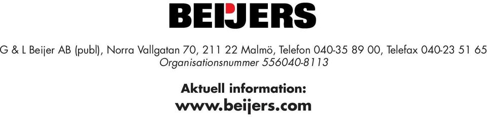 Telefax 040-23 51 65 Organisationsnummer