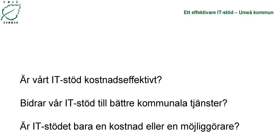 kommunala tjänster?