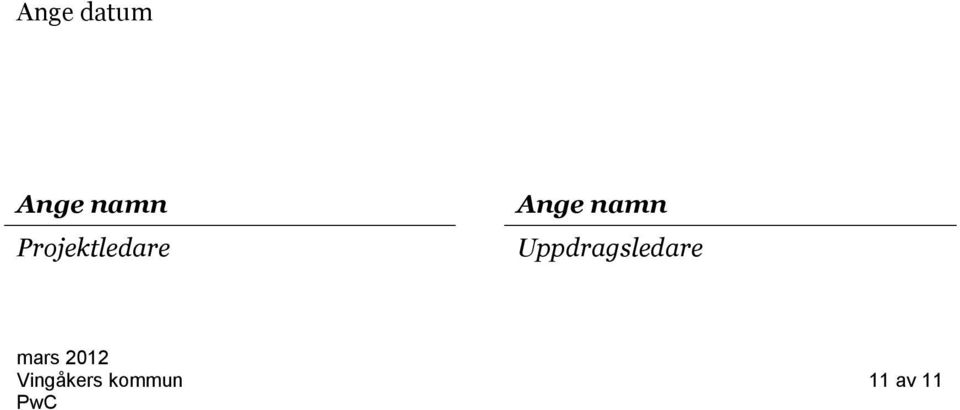 namn Uppdragsledare