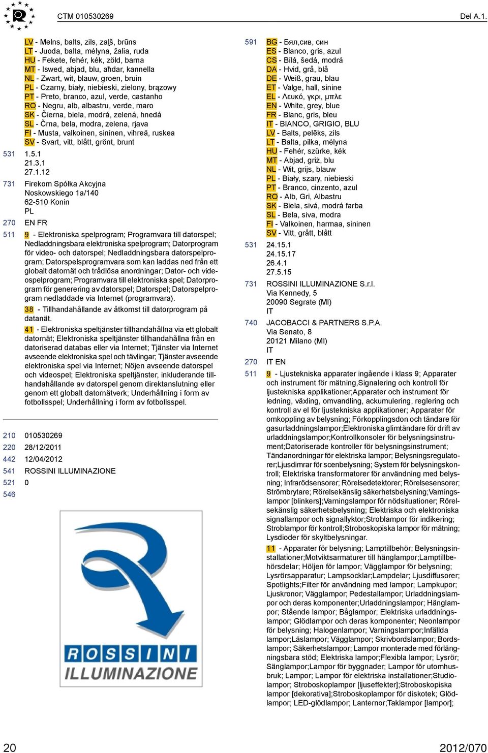 LV - Melns, balts, zils, zaļš, brūns LT - Juoda, balta, mėlyna, žalia, ruda HU - Fekete, fehér, kék, zöld, barna MT - Iswed, abjad, blu, aħdar, kannella NL - Zwart, wit, blauw, groen, bruin PL -