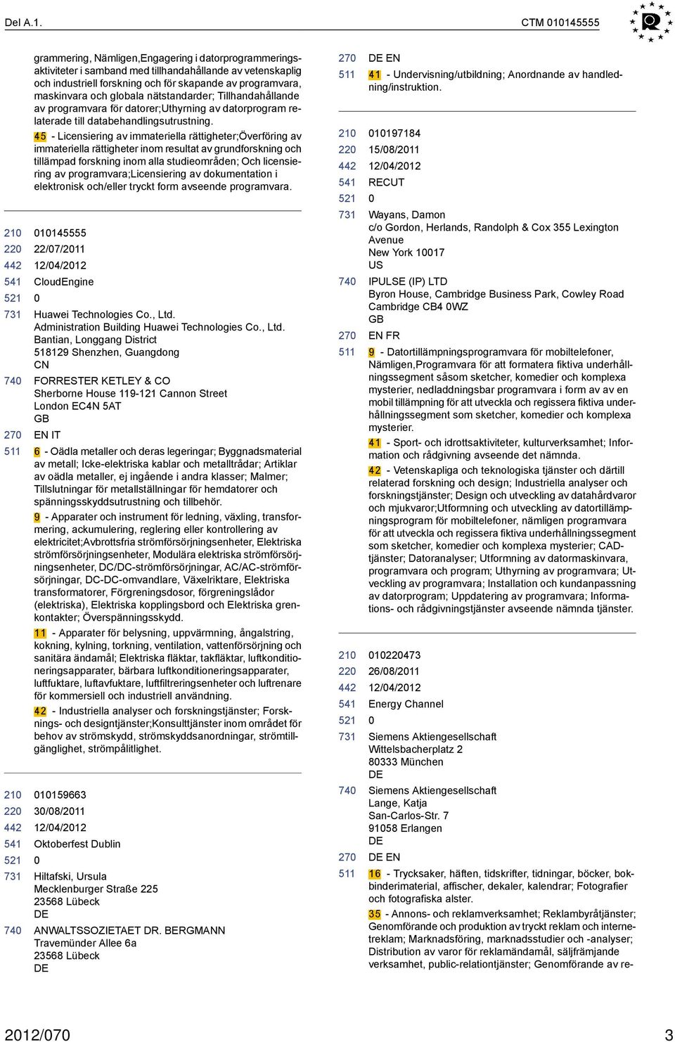 globala nätstandarder; Tillhandahållande av programvara för datorer;uthyrning av datorprogram relaterade till databehandlingsutrustning.