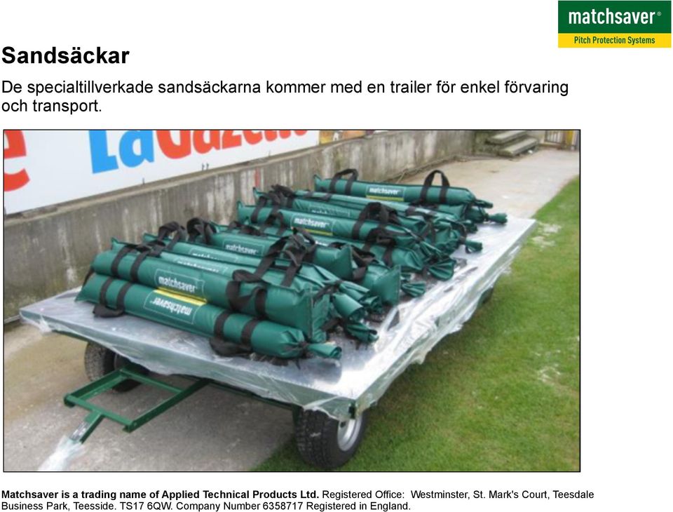 sandsäckarna kommer med