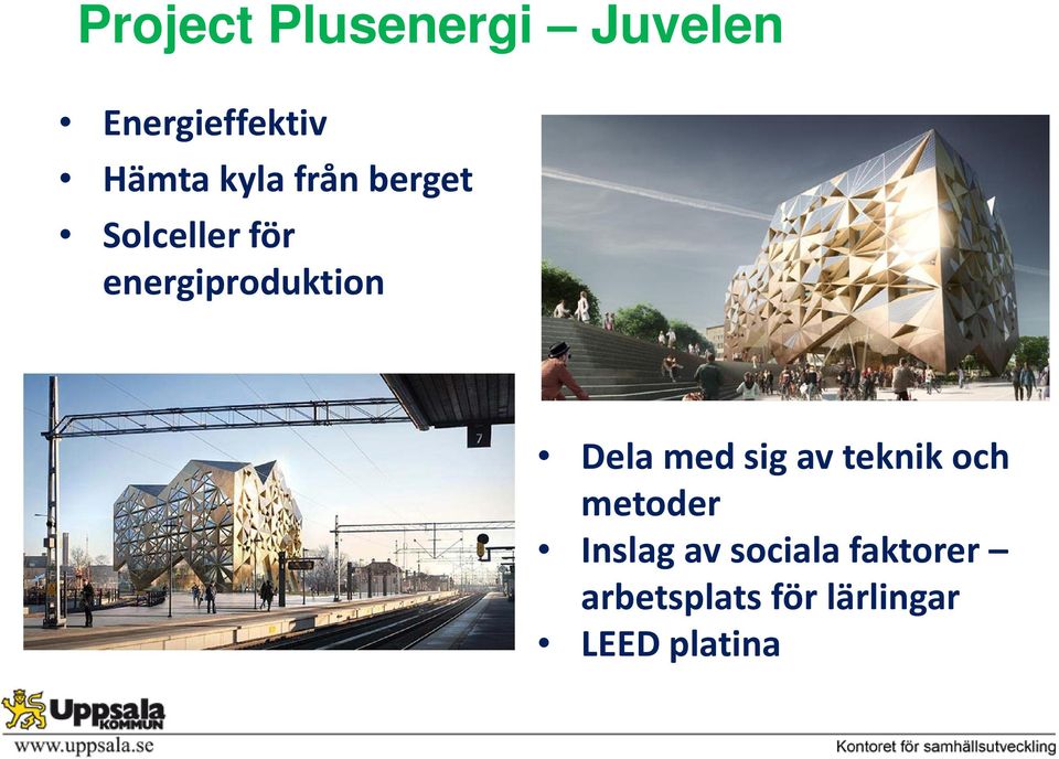 Dela med sig av teknik och metoder Inslag av