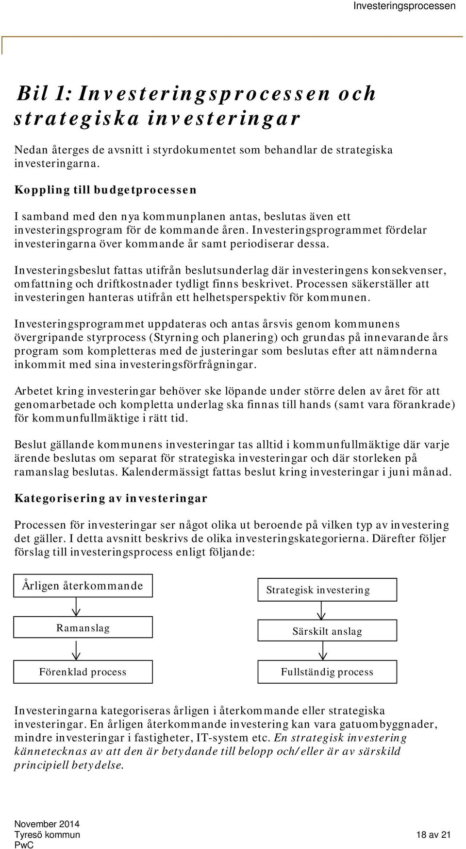 Investeringsprogrammet fördelar investeringarna över kommande år samt periodiserar dessa.