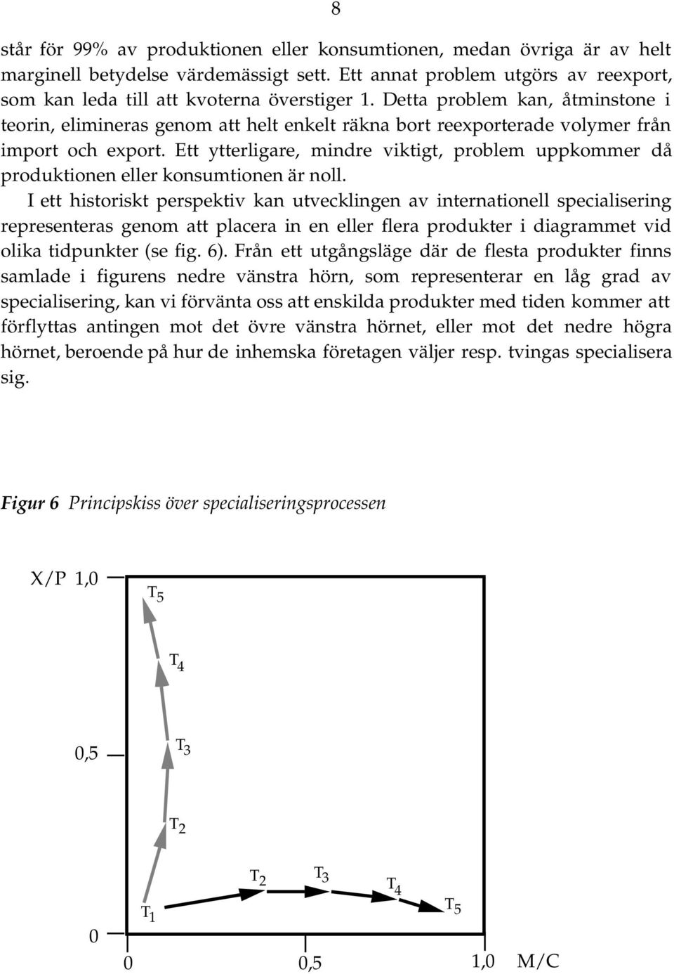 Ett ytterligare, mindre viktigt, problem uppkommer då produktionen eller konsumtionen är noll.