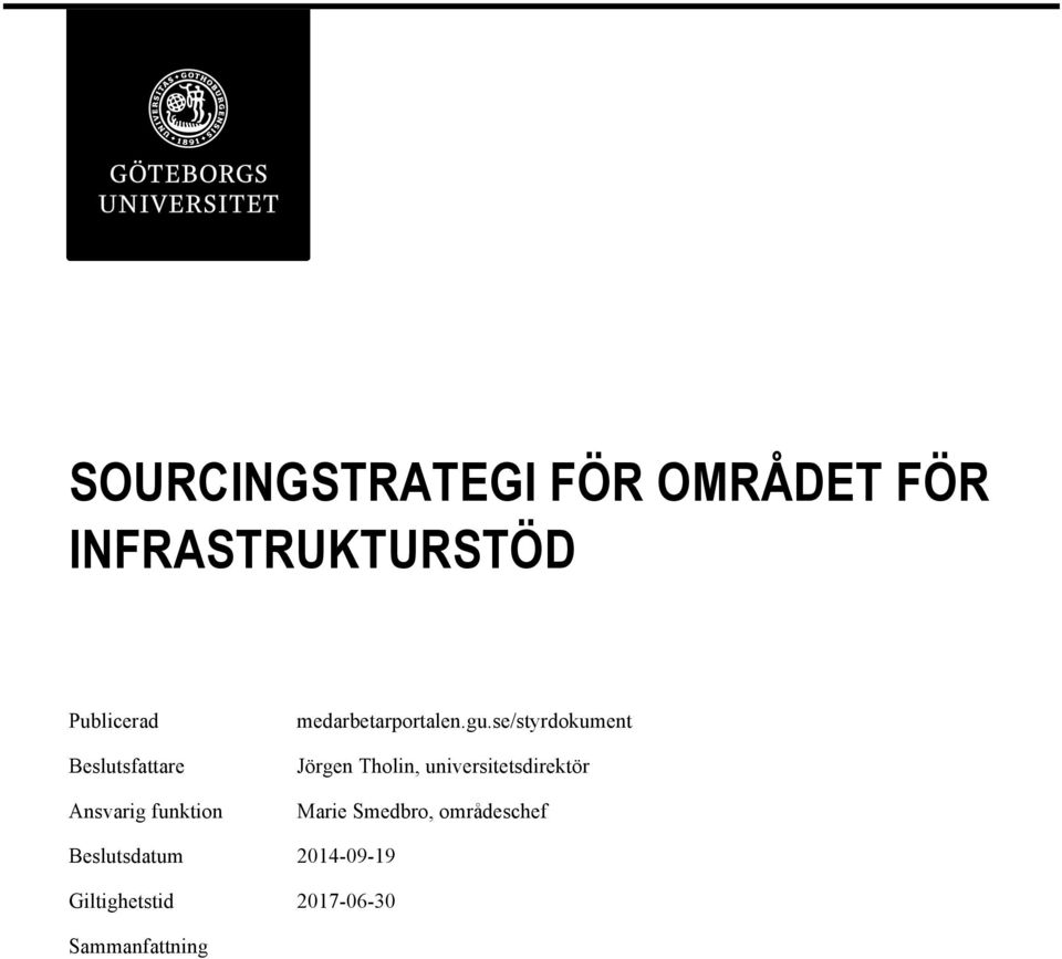 se/styrdokument Jörgen Tholin, universitetsdirektör Marie