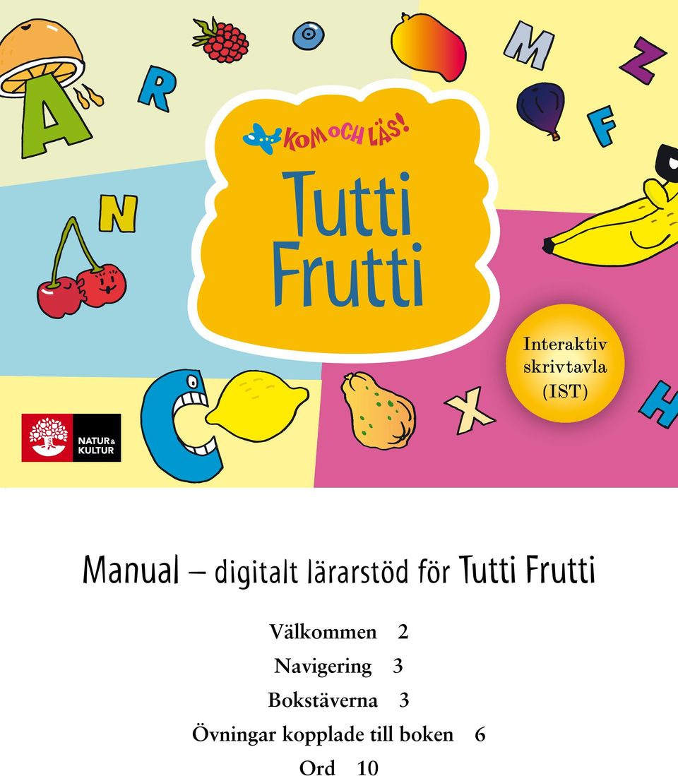 19 Manual digitalt lärarstöd för Tutti Frutti