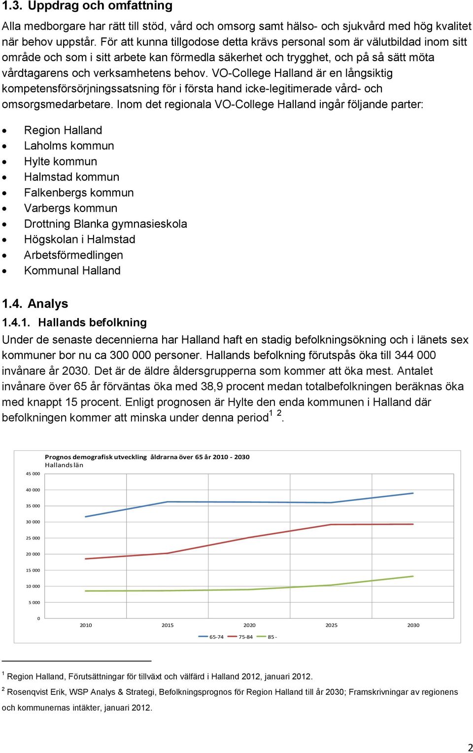 VO-College Halland är en långsiktig kompetensförsörjningssatsning för i första hand icke-legitimerade vård- och omsorgsmedarbetare.