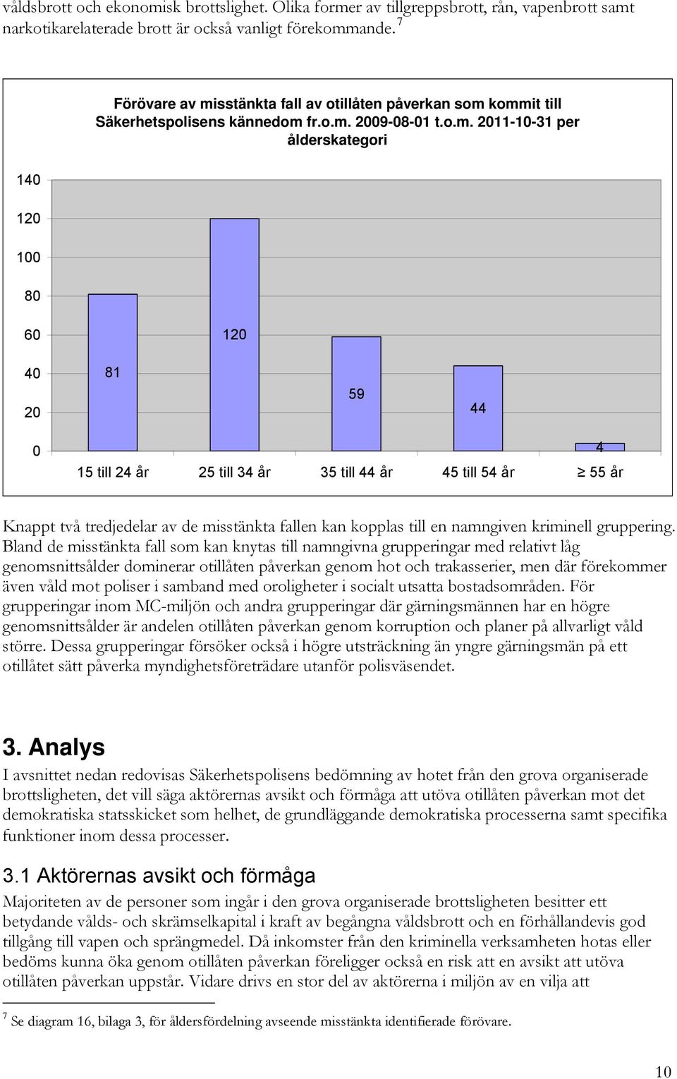 sstänkta fall av otillåten påverkan som 