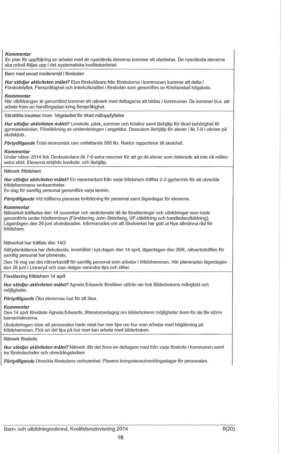 Elva förskollärare från förskolorna i kommunen kommer att delta i Förskolelyftet, Flerspråkighet och interkulturalitet i förskolan som genomförs av Kristianstad högskola.