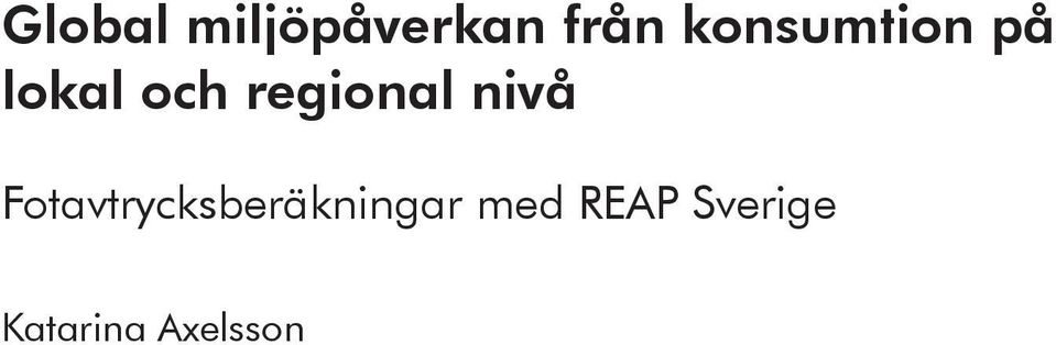 regional nivå