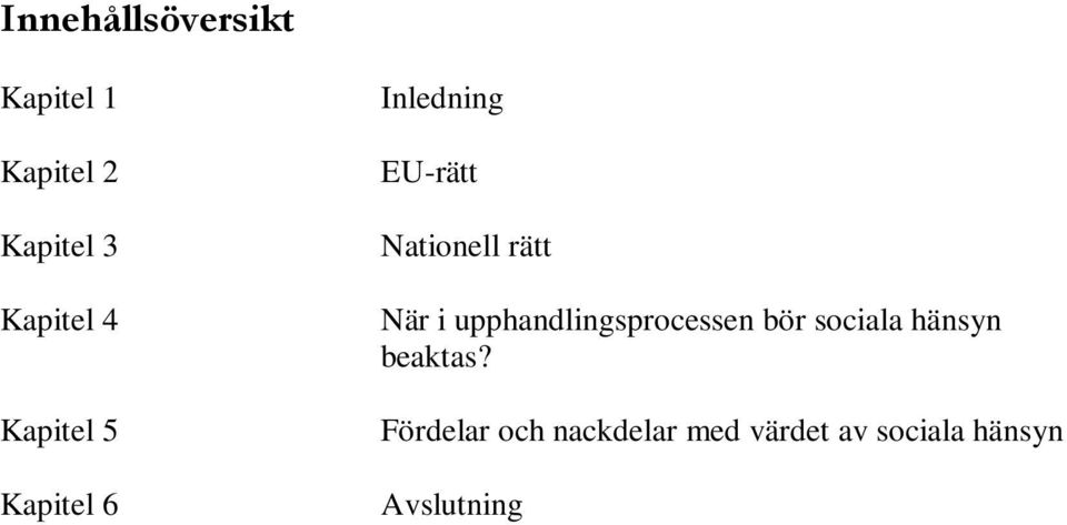 i upphandlingsprocessen bör sociala hänsyn beaktas?