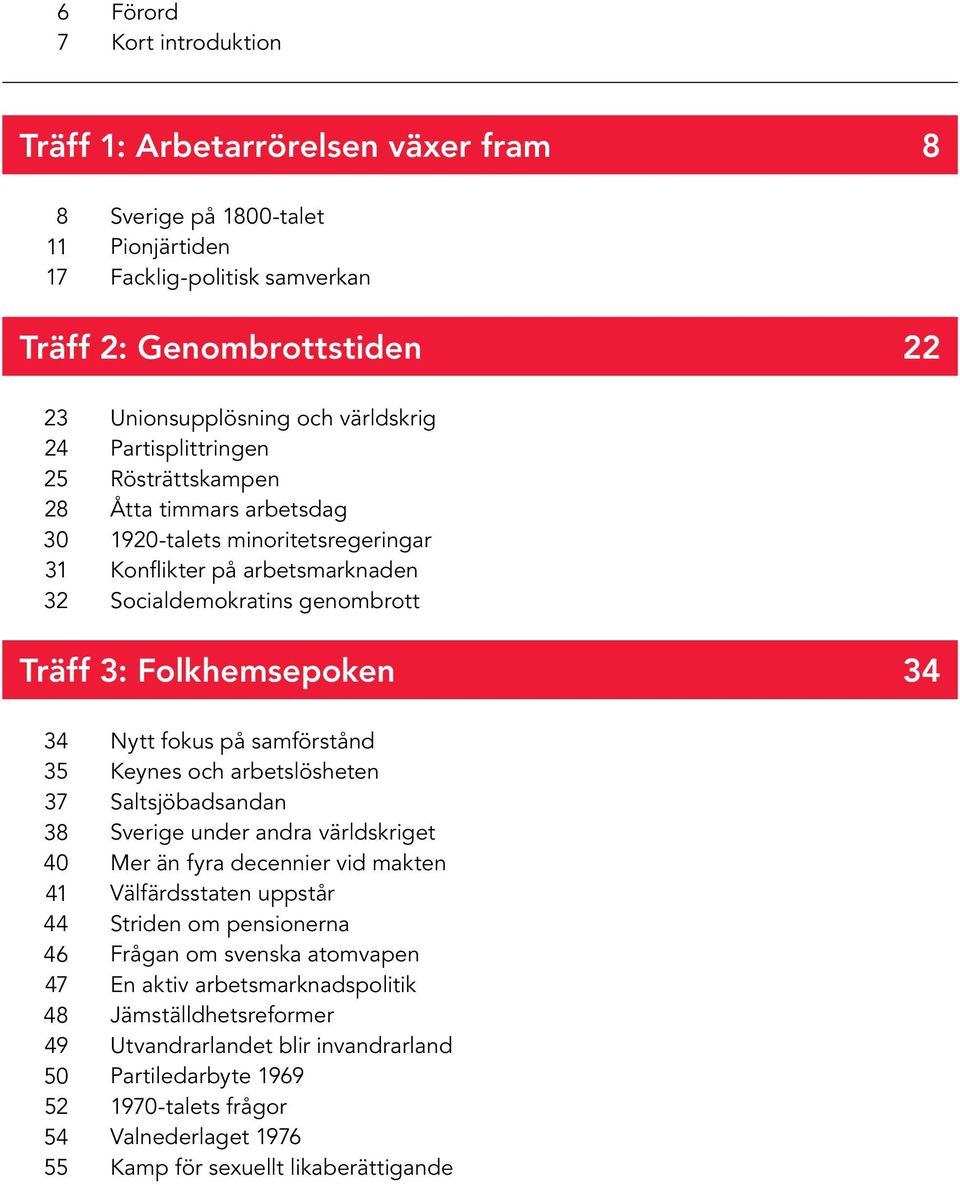 Folkhemsepoken 34 34 35 37 38 40 41 44 46 47 48 49 50 52 54 55 Nytt fokus på samförstånd Keynes och arbetslösheten Saltsjöbadsandan Sverige under andra världskriget Mer än fyra decennier vid makten