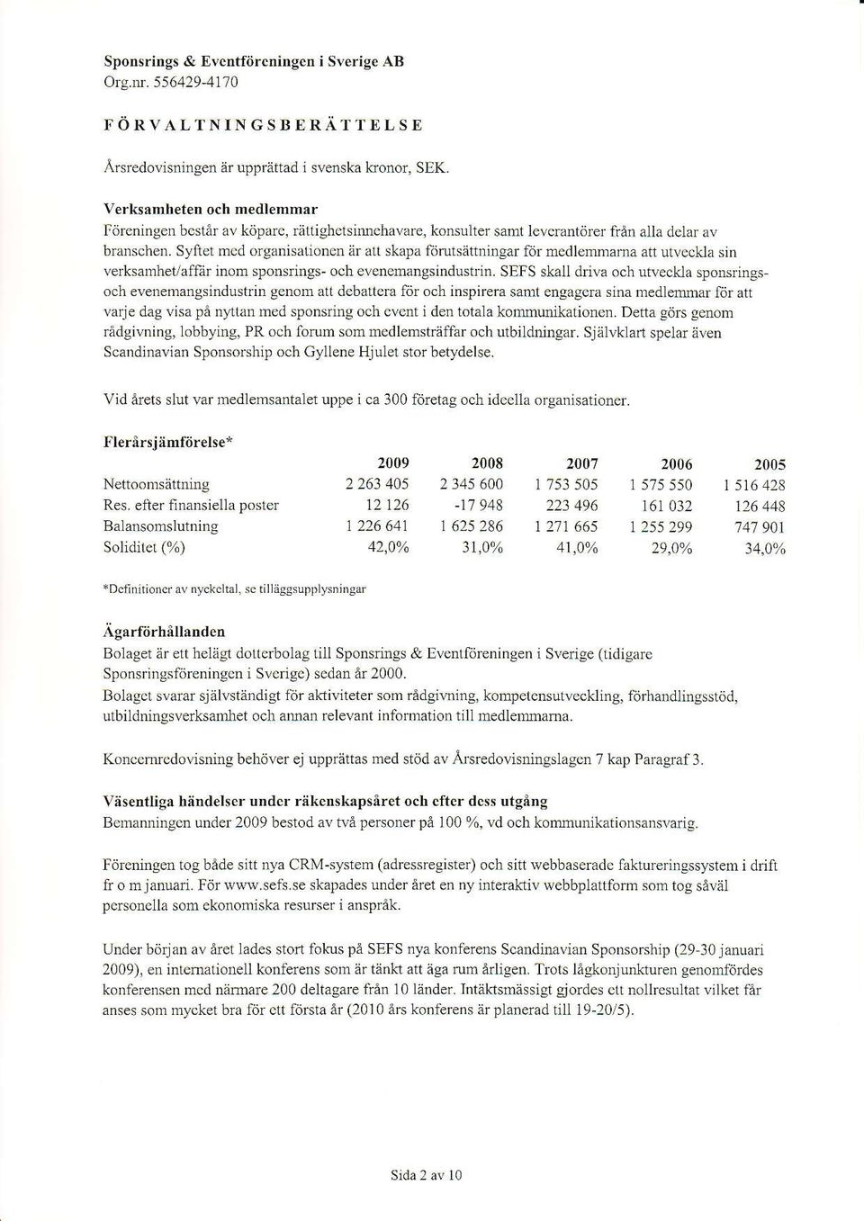 Syfter mcd orgånisalionen är all skapa förutsåttningar fijr medlemmarna aft utveckla sin verksamhet/affår inom sponsdngs- och evenemangsindustrin.