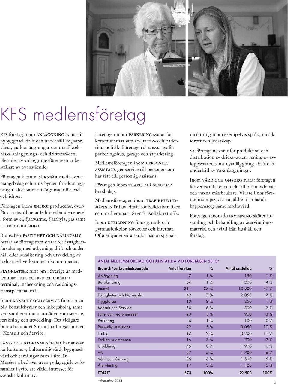 Företagen inom energi producerar, överför och distribuerar ledningsbunden energi i form av el, fjärrvärme, fjärrkyla, gas samt it-kommunikation.