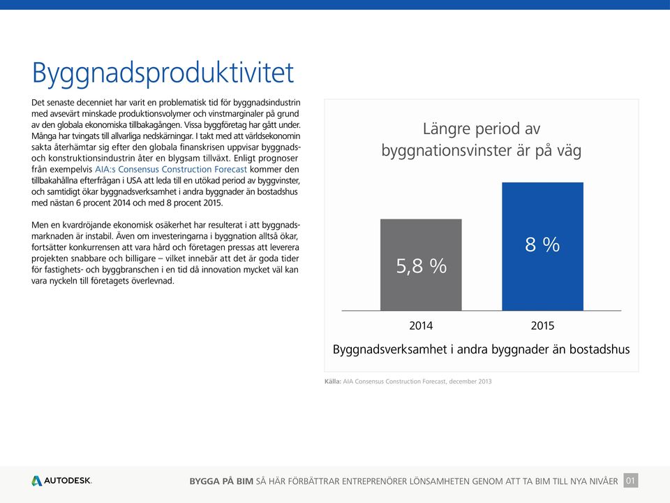 I takt med att världsekonomin sakta återhämtar sig efter den globala finanskrisen uppvisar byggnadsoch konstruktionsindustrin åter en blygsam tillväxt.