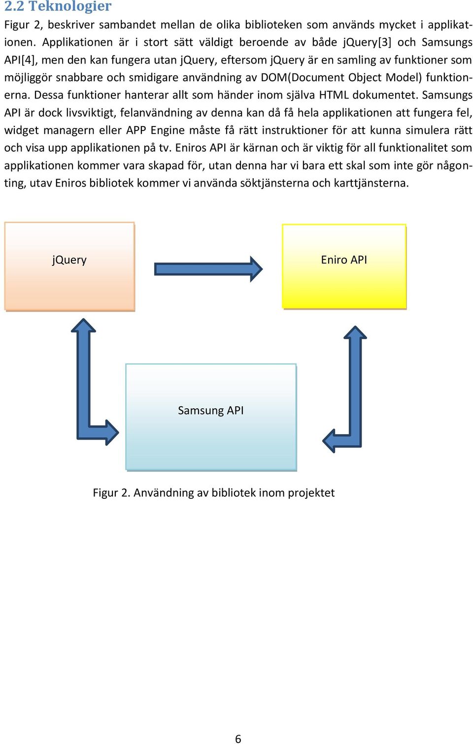 användning av DOM(Document Object Model) funktionerna. Dessa funktioner hanterar allt som händer inom själva HTML dokumentet.