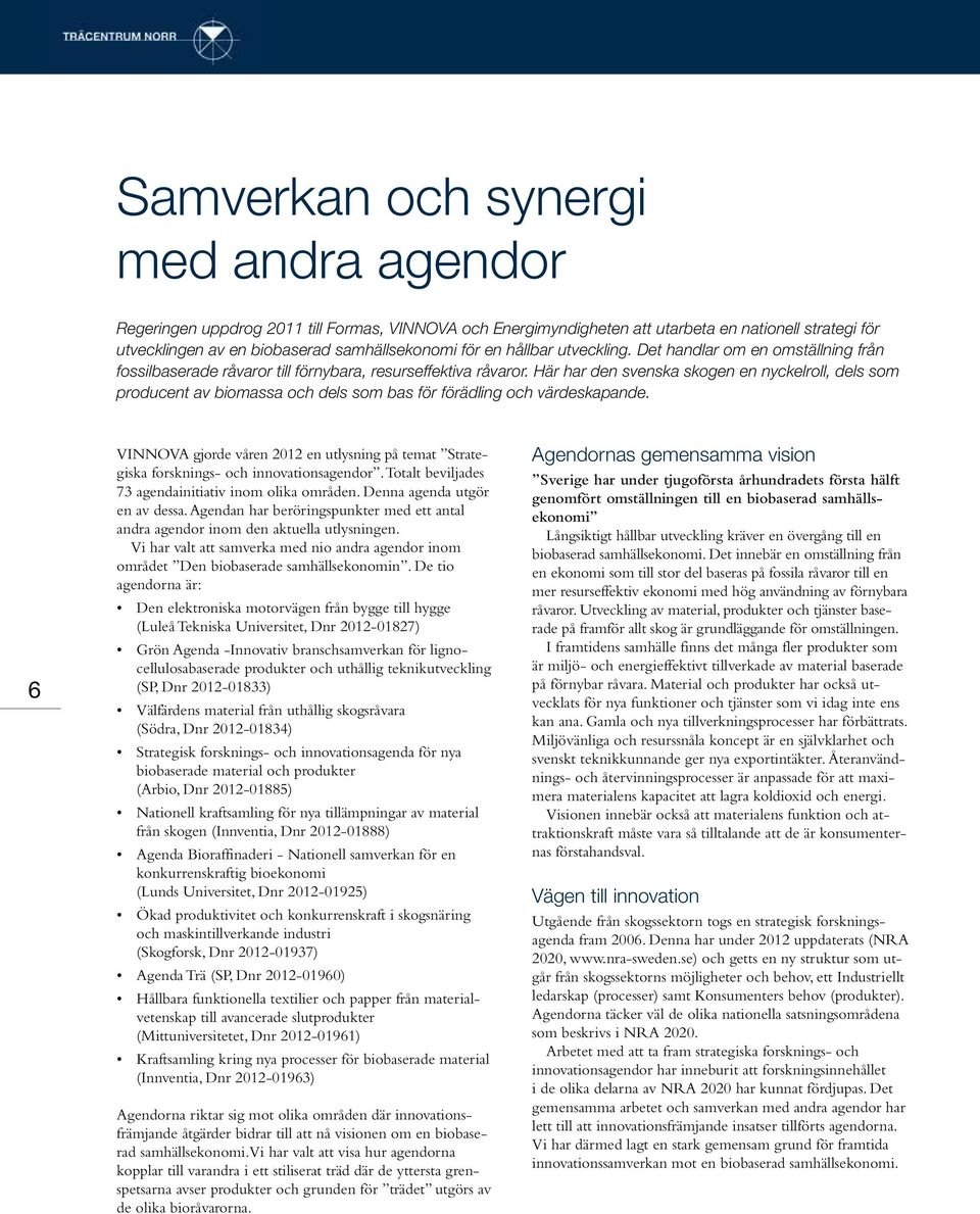 Här har den svenska skogen en nyckelroll, dels som producent av biomassa och dels som bas för förädling och värdeskapande.