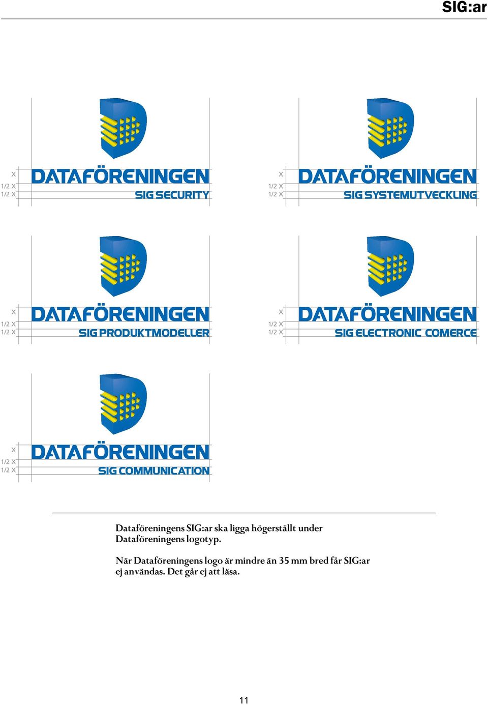 ligga högerställt under Dataföreningens logotyp.