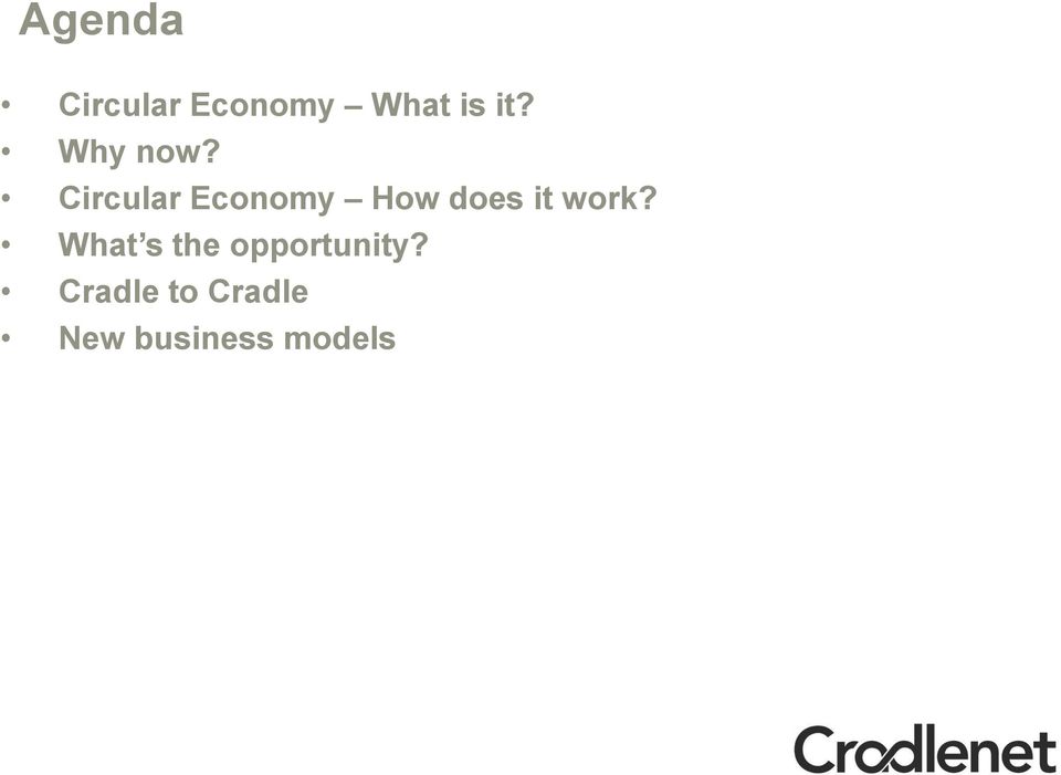 Circular Economy How does it work?