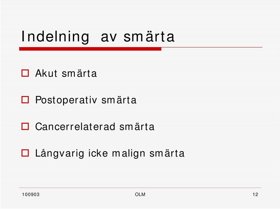 Cancerrelaterad smärta