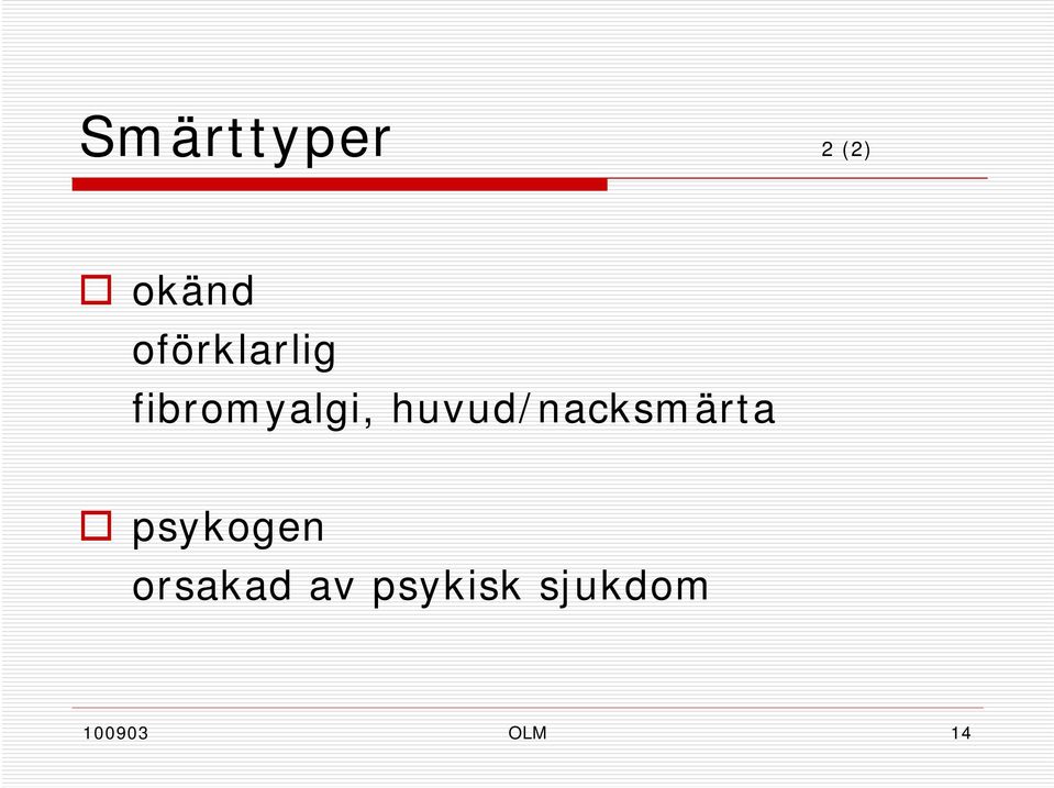 huvud/nacksmärta psykogen