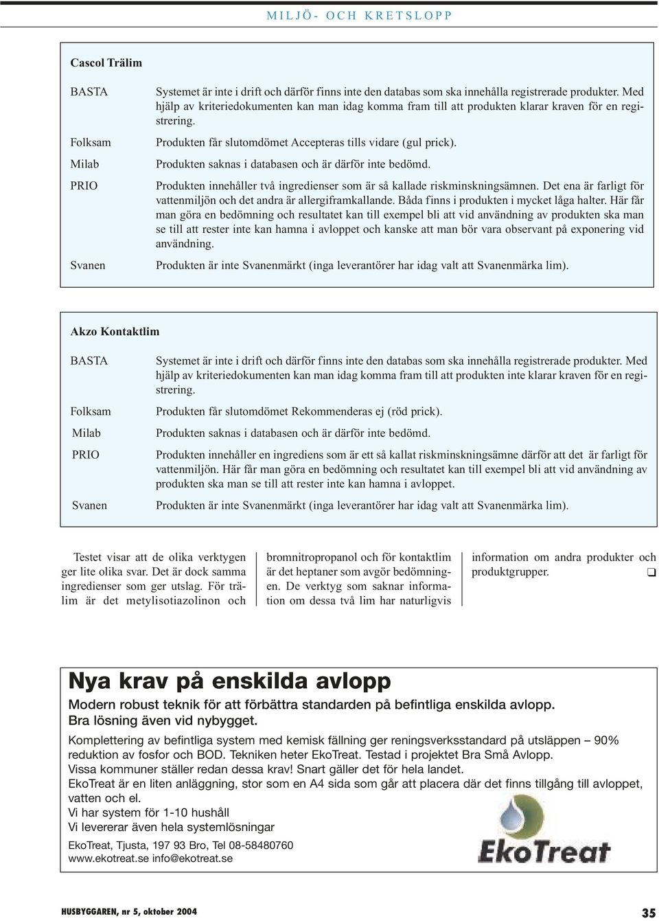 Produkten saknas i databasen och är därför inte bedömd. Produkten innehåller två ingredienser som är så kallade riskminskningsämnen.