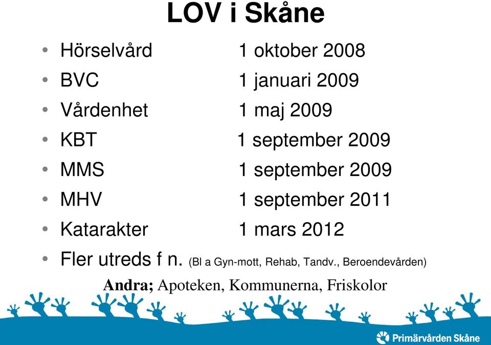 september 2011 Katarakter 1 mars 2012 Fler utreds f n.