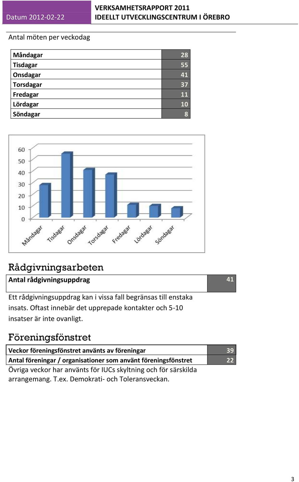 Oftast innebär det upprepade kontakter och 5-10 insatser är inte ovanligt.