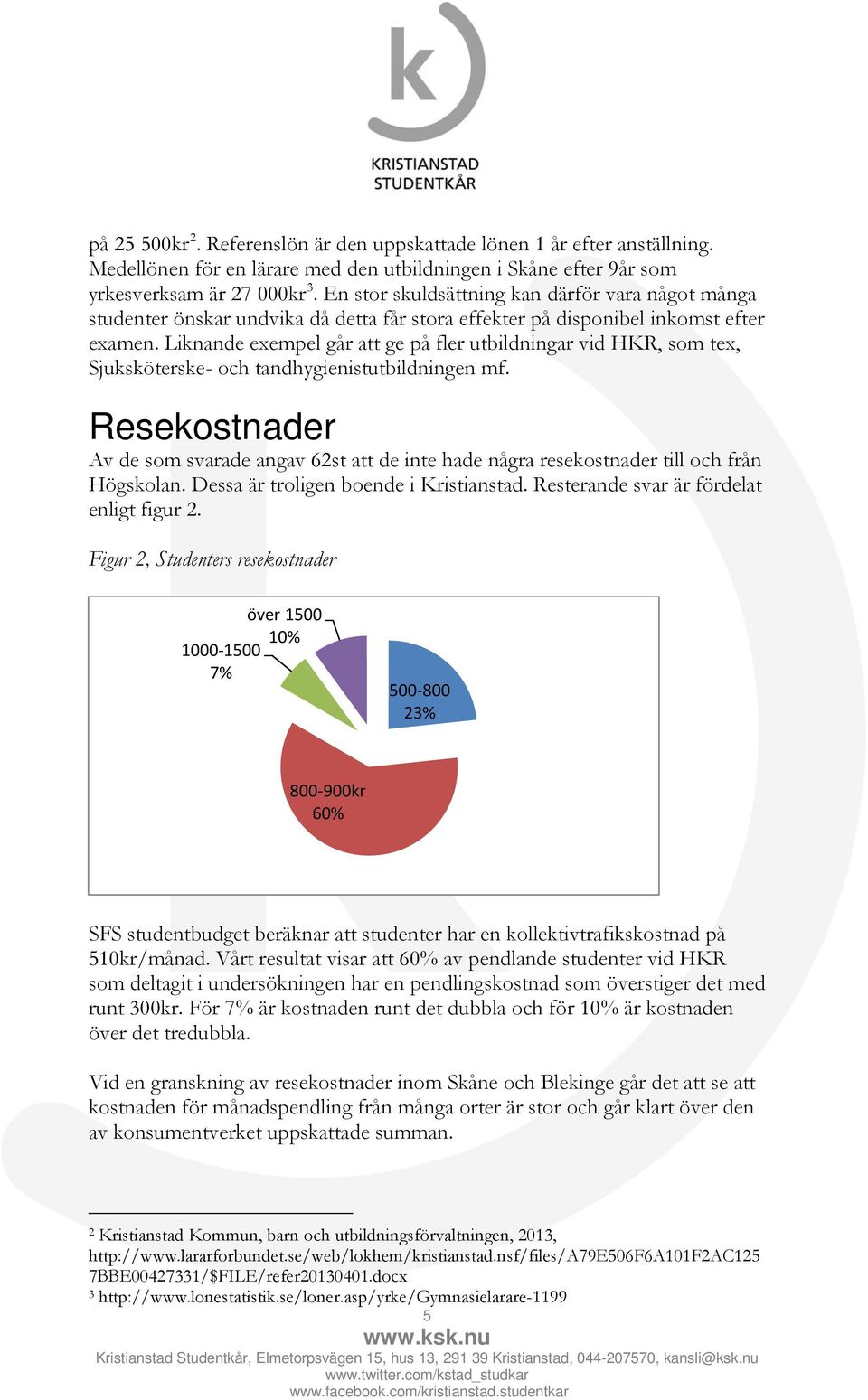 Liknande exempel går att ge på fler utbildningar vid HKR, som tex, Sjuksköterske- och tandhygienistutbildningen mf.