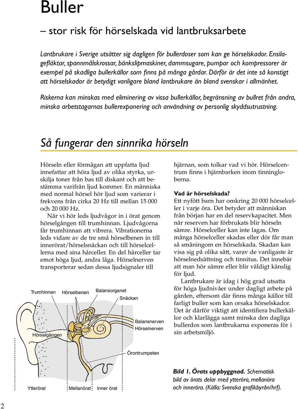 Därför är det inte så konstigt att hörselskador är betydigt vanligare bland lantbrukare än bland svenskar i allmänhet.