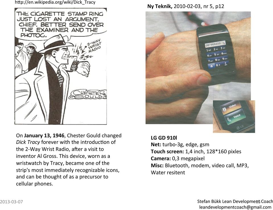Way Wrist Radio, aaer a visit to inventor Al Gross.