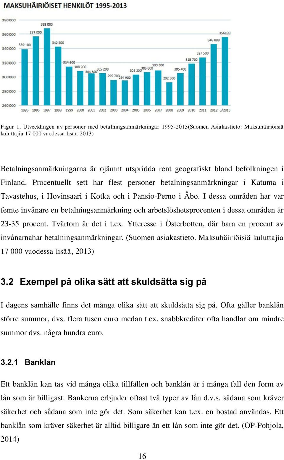 Procentuellt sett har flest personer betalningsanmärkningar i Katuma i Tavastehus, i Hovinsaari i Kotka och i Pansio-Perno i Åbo.