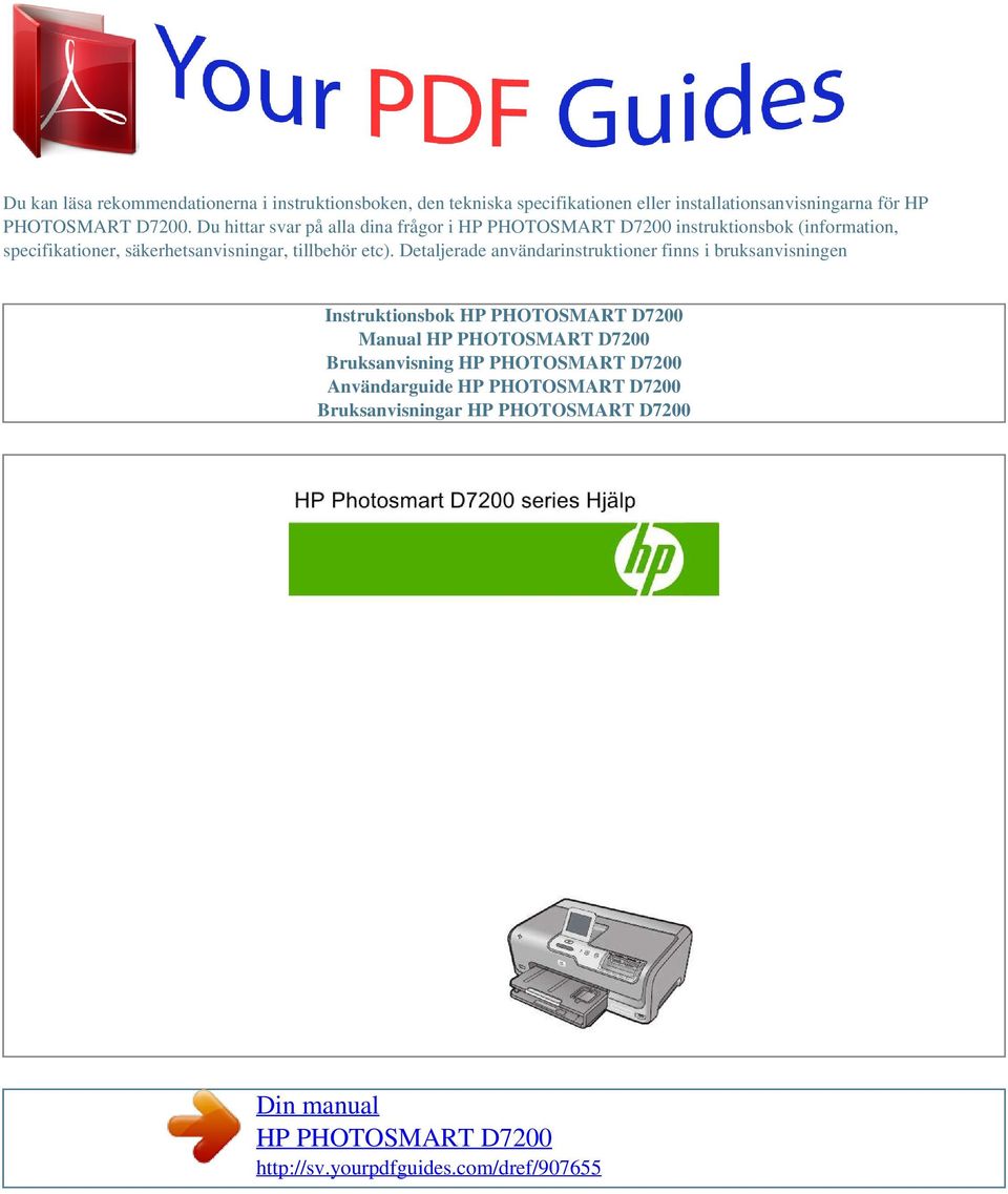 Du hittar svar på alla dina frågor i instruktionsbok (information, specifikationer,