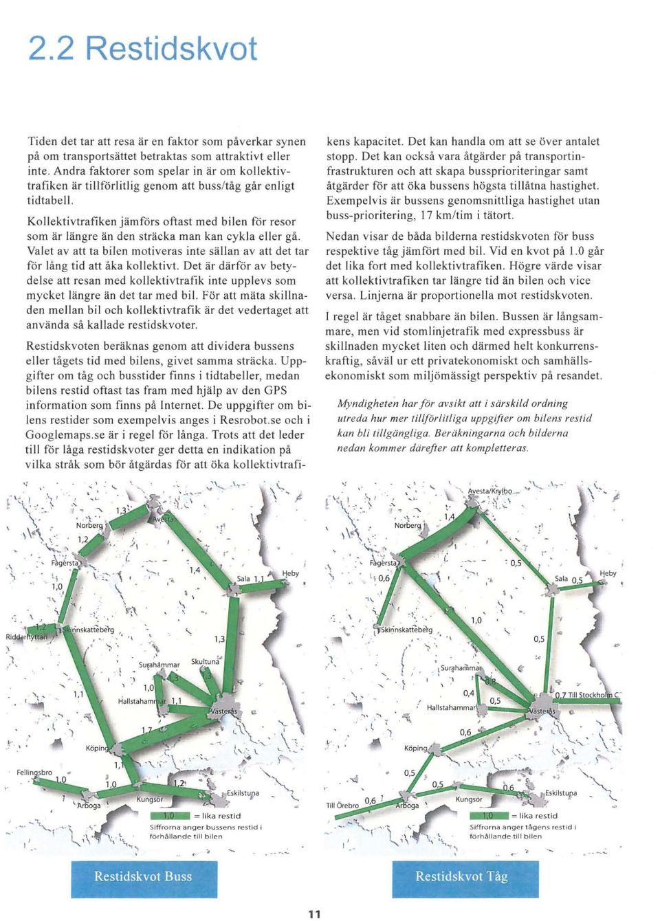 Kollektivtrafiken jämförs oftast med bilen för resor som är längre än den sträcka man kan cykla eller gå. Valet av att ta bilen motiveras inte sällan av att det tar får lång tid att åka kollektivt.