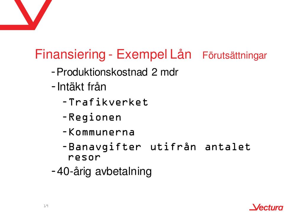 Trafikverket Regionen Kommunerna