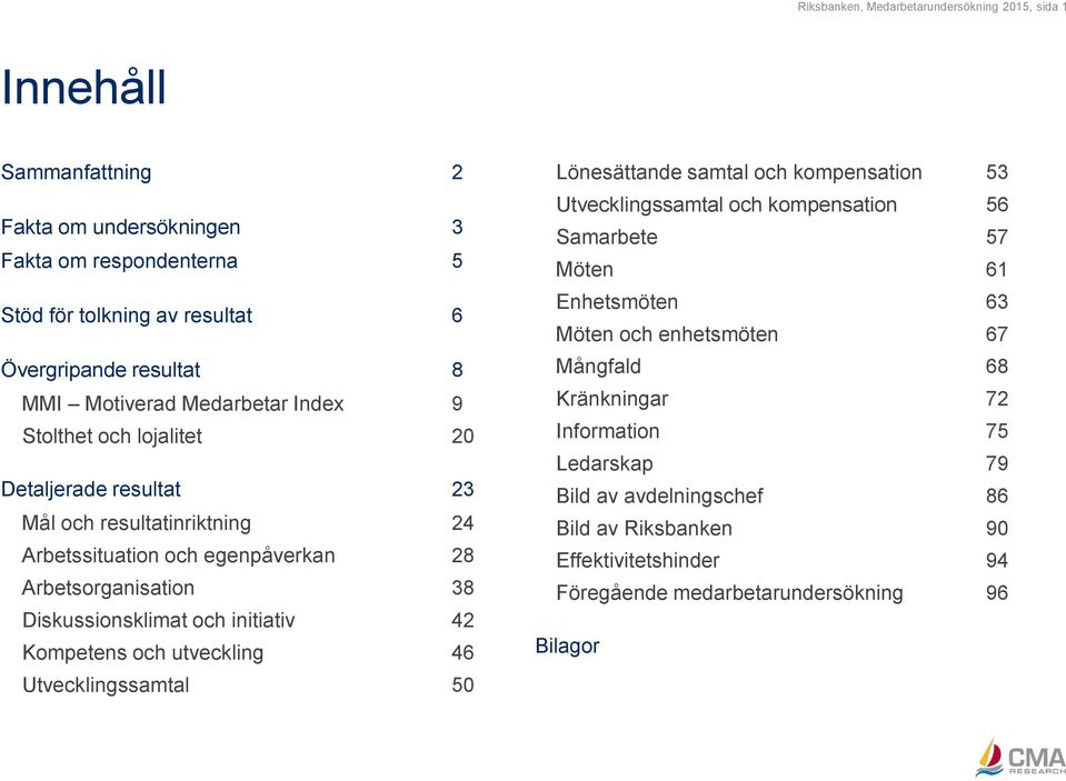 och initiativ 42 Kompetens och utveckling 46 Utvecklingssamtal 50 Lönesättande samtal och kompensation 53 Utvecklingssamtal och kompensation 56 Samarbete 57 Möten 61 Enhetsmöten 63 Möten