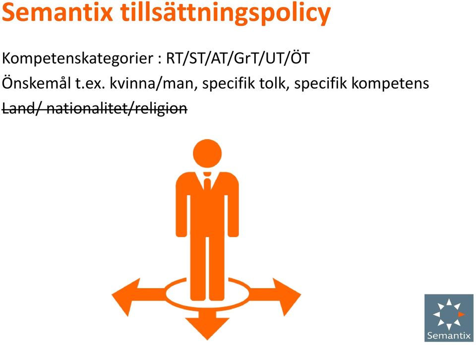 RT/ST/AT/GrT/UT/ÖT Önskemål t.ex.