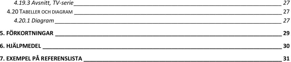 FÖRKORTNINGAR 29 6. HJÄLPMEDEL 30 7.