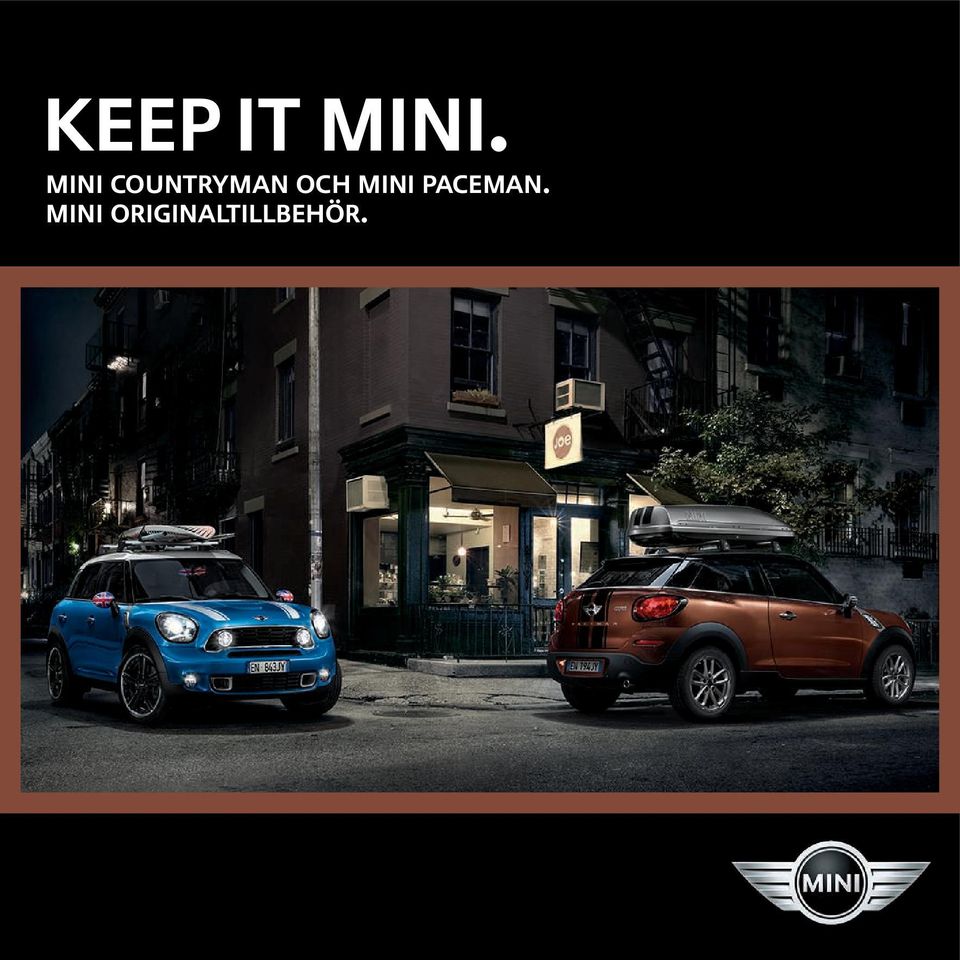 och MINI Paceman.